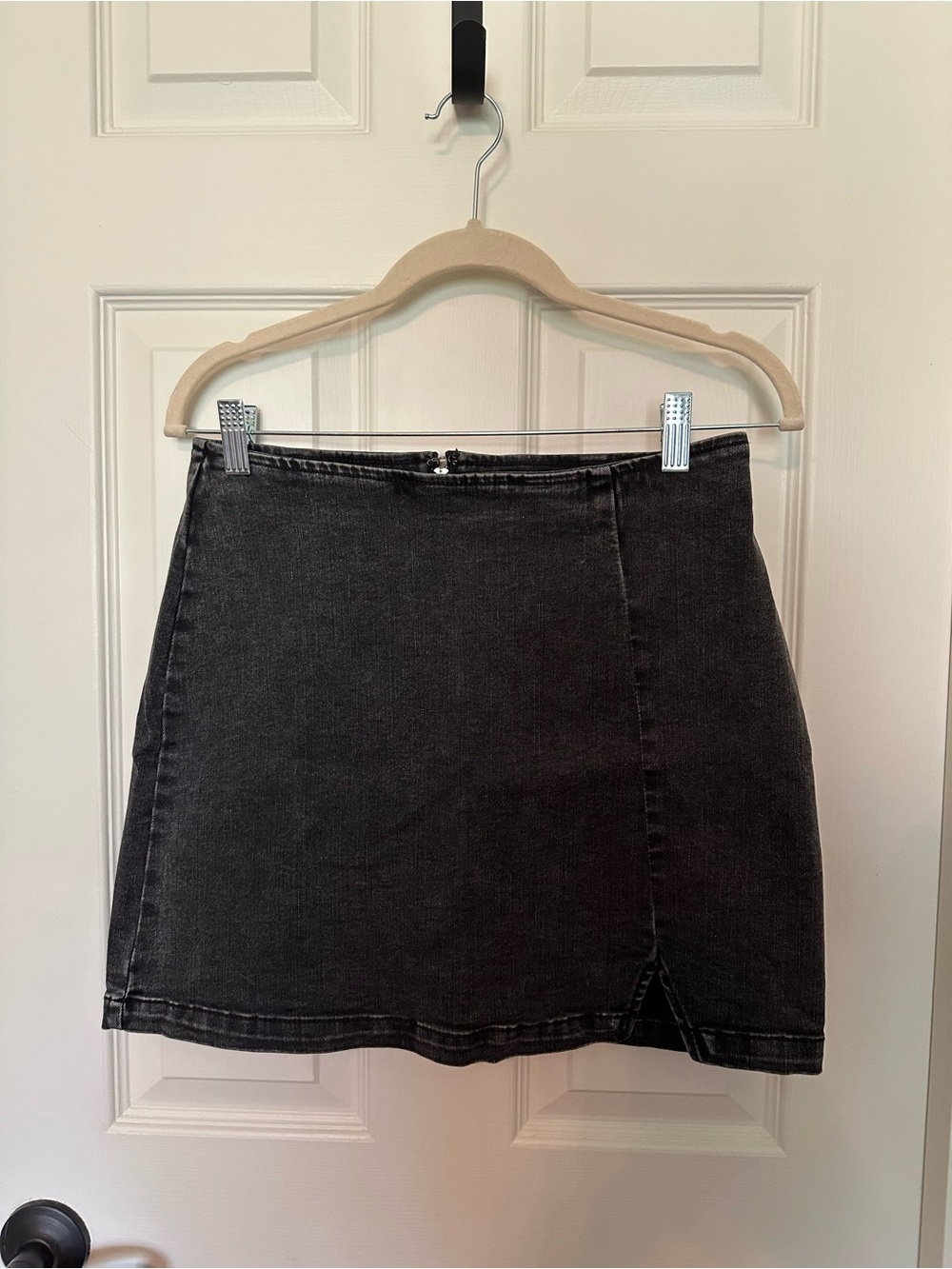 wild fable Black Denim Mini Skirt